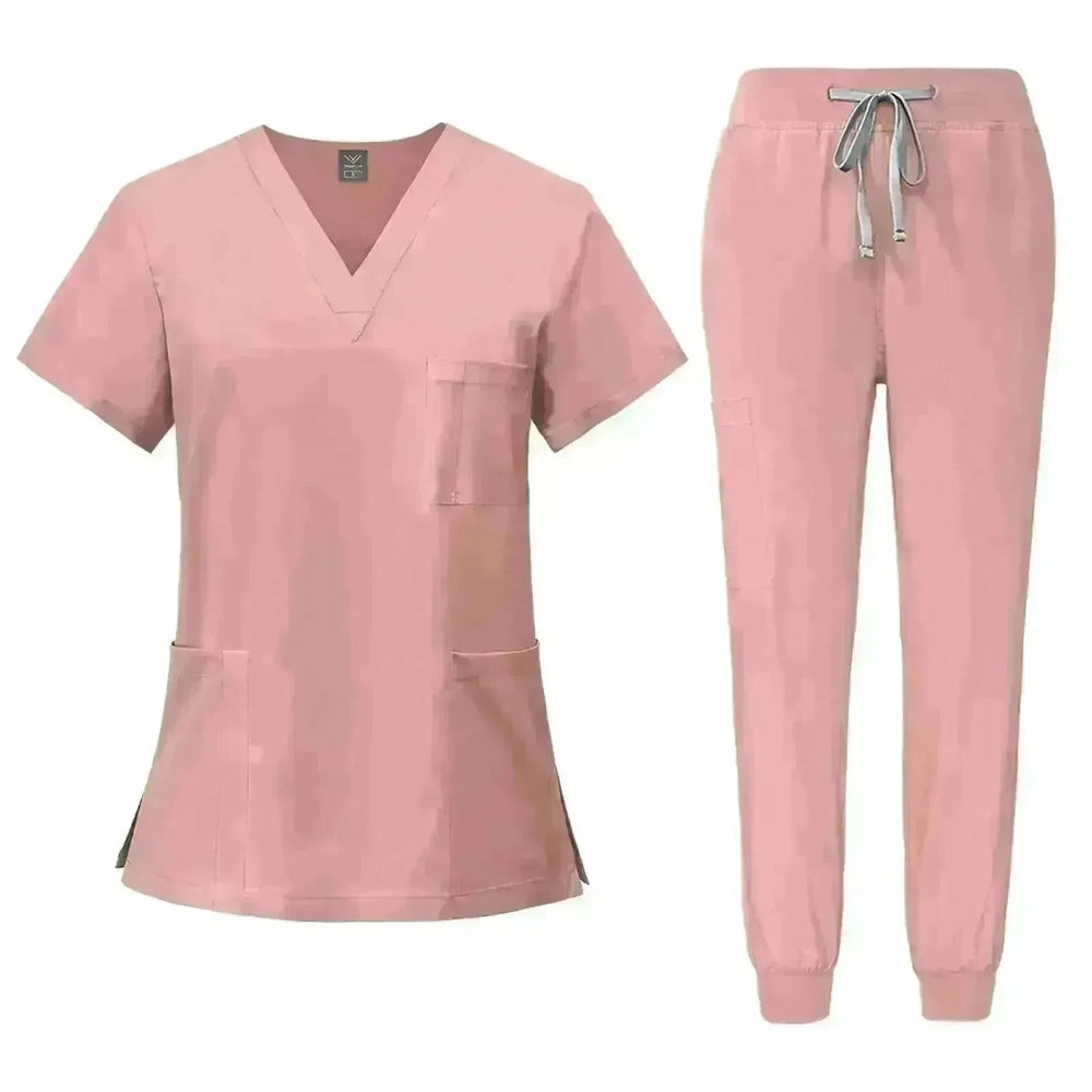 Quick-drying T-shirt Surgical Clothes Oral Nurse Doctor Work Clothes Pet Hospital Work EX-STOCK