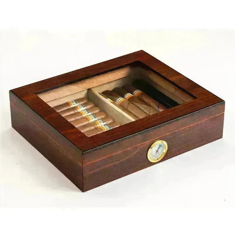 Large Capacity Wooden Storage Humidor Cigar Box - EX-STOCK CANADA