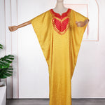 Vestido largo estilo étnico africano con vuelo, Oriente Medio, AliExpress, ropa musulmana para mujer, escote en V, talla grande - EX-STOCK Canada