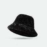 Lambswool Fisherman Sherpa Fleece Hat Winter Warm Fashionable Solid Color Hats For Women - EX-STOCK CANADA