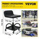 Rolling Garage Stool, 300LBS Capacity, Adjustable Height From 15.7 In To 20.5 In, Mechanic Seat With 360-degree Swivel Wheels And Tool Tray, For Workshop, Auto Repair Shop, Black EX-STOCK