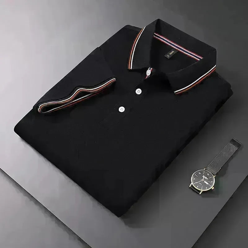 Summer Men's Polo Shirt Lapel T-shirt Collar T-shirt for Men - EX-STOCK CANADA