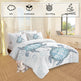 Sea Turtle Bedding Aqua Teal Blue Duvet Cover Sets Beach Turtle Bed Sets Ocean 3 Piece Turtle Themed Comforter Cover With 2 Pillowcases Twin Full Queen King Size EX-STOCK Canada 