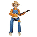 Halloween banjo skeleton decoration – product view 4