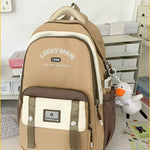 Special-interest Design Large Capacity Class Tutorial Play Backpack Good-looking All-match Backpack EX-STOCK