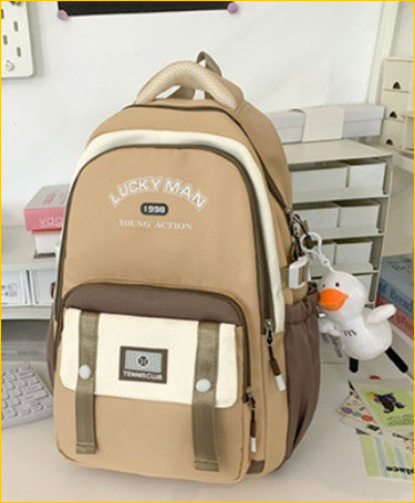Special-interest Design Large Capacity Class Tutorial Play Backpack Good-looking All-match Backpack EX-STOCK