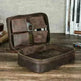 Portable Horse Leather Double Zipper Storage Cigar Travel Humidor Bag - EX-STOCK CANADA