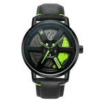 Quartz Men's Mesh Strap Trendy Unique Dial Watch