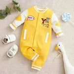 Baby One-piece Spring And Autumn Romper Baseball Uniform cloth - EX-STOCK CANADA