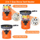 2000W 2 In 1 Camping Stove Tent Heater Outdoor Gas Stove Portable Backpacking Stove With 3 Modes 360 Degree Radiant Heating For Camping Hiking Picnic BBQ EX-STOCK