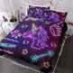 Star Bedding Neon  Pattern 3 Piece Black Duvet Cover Set EX-STOCK Canada 