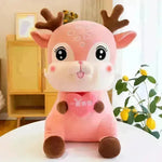 Cute Sika Deer Plush Toy Rag Doll Sleeping Pillow - EX-STOCK CANADA