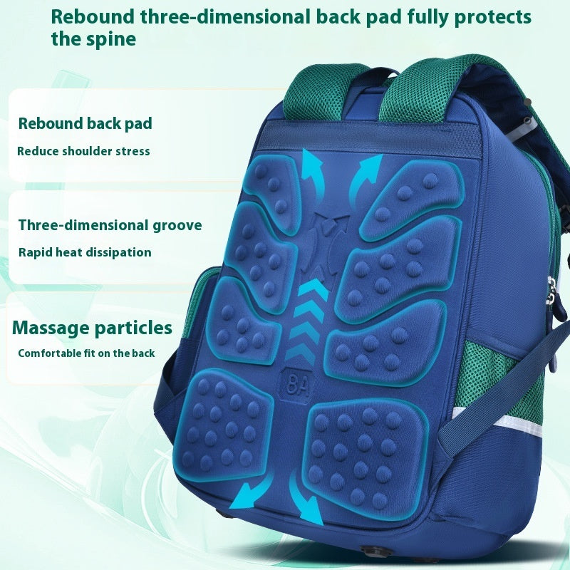 Schoolbag Boy Elementary School Students Three Four To Six Grade EX-STOCK