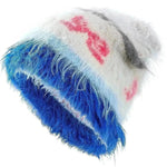 Cute Cat Ears Knitted Hat Earflaps Slipover Woolen Cap Beanies - EX-STOCK CANADA