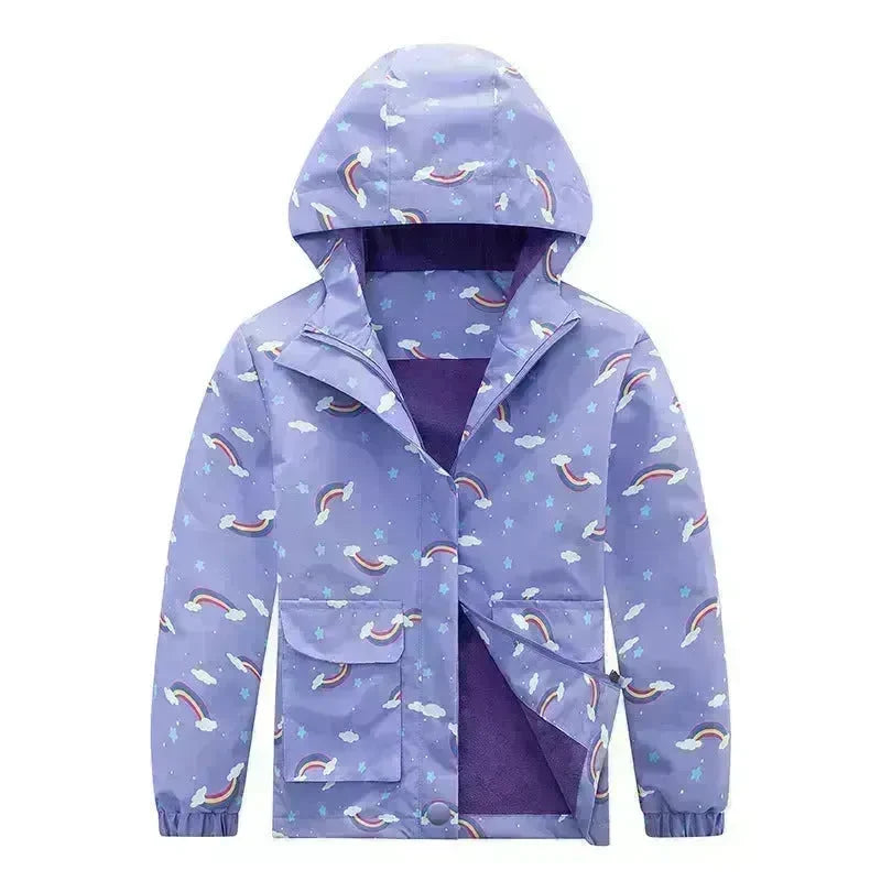 Kids' Coat Windproof Waterproof Jacket Fleece-lined Camouflage Clothing - EX-STOCK CANADA