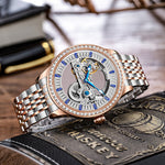Luxury Zircon Fashion Waterproof Mechanical Watch | EX-STOCK Canada 