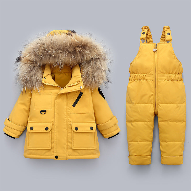 Winter Baby Boy's Down Jacket Suit | EX-STOCK product gallery photo 6