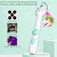 Multiple light laser pointer with cat design on a green background
