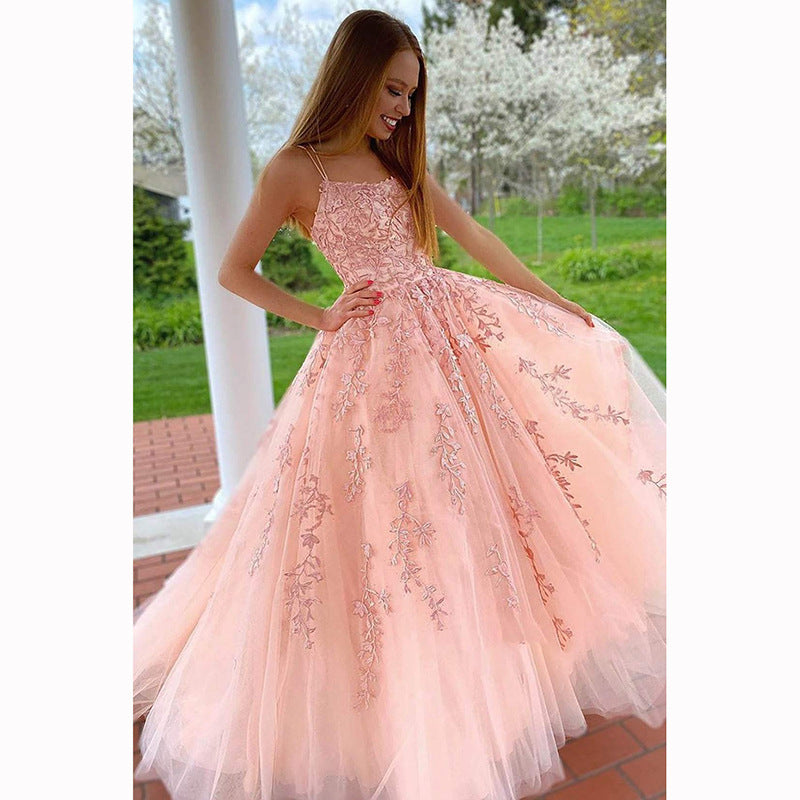 Women's Lace Backless Dinner Host Graduation Party Dress EX-STOCK Canada 