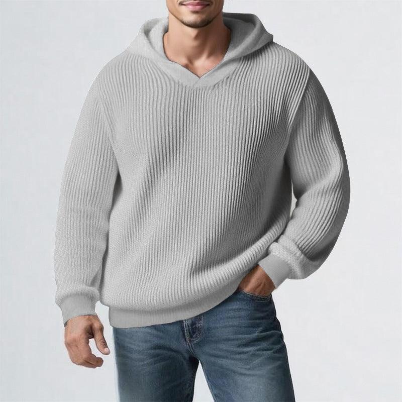 Mens Thickened Hooded Sweater For Winter | EX-STOCK product gallery photo 6