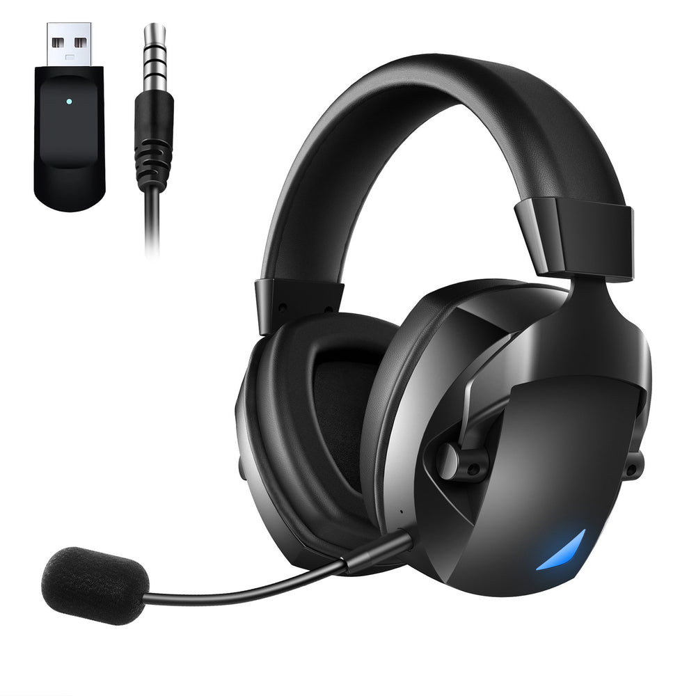 Cross-Border Over-Ear Bluetooth Headphones With Wireless Microphone  2.4G Dual-Mode, For E-Sports, Gaming PCs & PS5 EX-STOCK Canada 