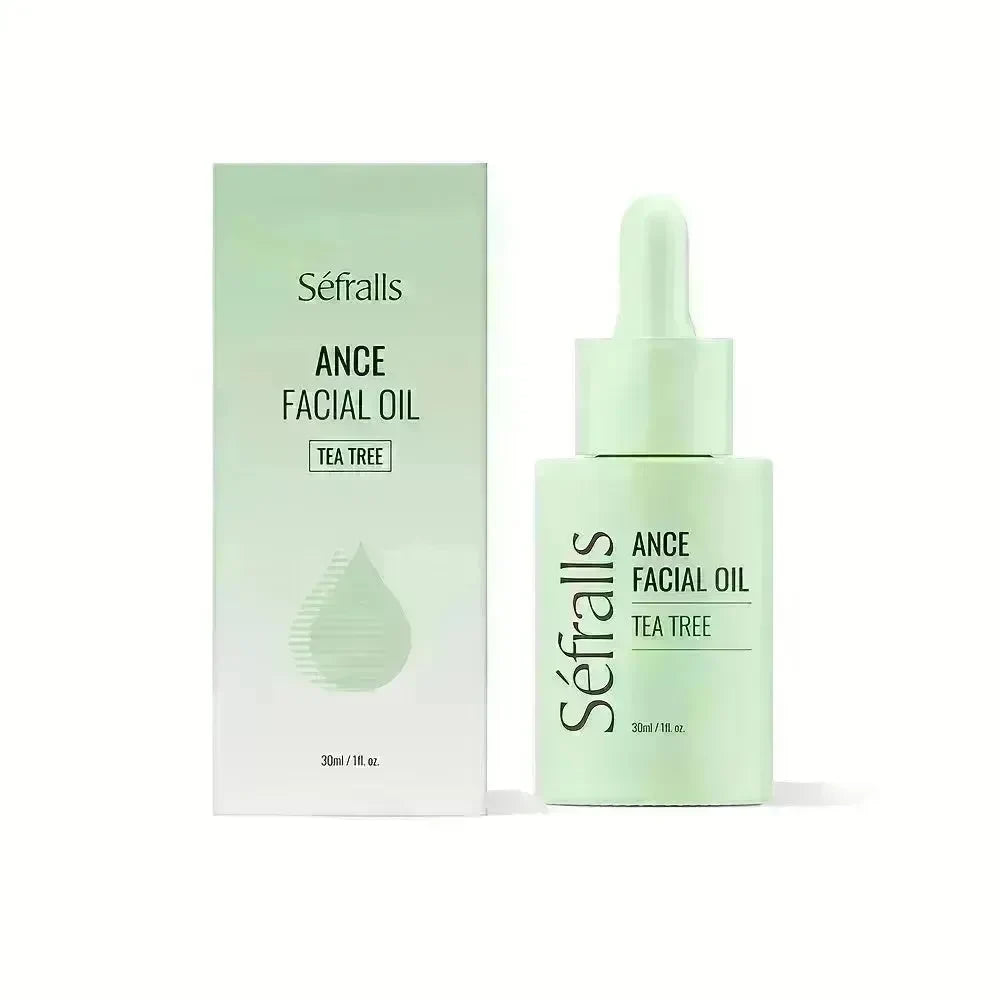 Sefralls Tea Tree Facial  Acne Oil Desalinates Acne Marks Hydrating Cleaning Skin Facial Oil 30ml - EX-STOCK CANADA