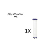 Propeller Driven Shower Head With Stop Button And Cotton Filter Turbocharged High Pressure Handheld Shower Nozzle - EX-STOCK CANADA