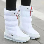 Winter New Plus Velvet Thick Cotton Shoes Thermal Middle Tube Waterproof Non-slip Boots - EX-STOCK CANADA