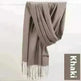 Pure Color Warm Keeping Scarf All-match Cashmere Shawl - EX-STOCK CANADA