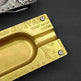 Metal Gold and Silver 2 slot Cigar Ashtray - EX-STOCK CANADA