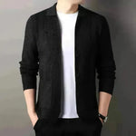 Slim fit Knitted Cardigan sweater For Young Men Workwear for fall Winter - EX-STOCK CANADA