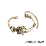 Exaggerated Skull Human Bracelet Fashion Halloween Hand Jewelry EX-STOCK