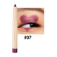 Eyeliner pencil with heart-shaped purple eyeshadow on a white background