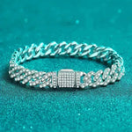 Cuban Link Chain Moissanite Bracelet