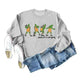 Women's Christmas Printed Long Sleeved  Pullover Sweatshirt - EX-STOCK CANADA