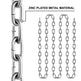 Grade 30 Chain 3 16 Inch By 100Ft Length Grade 30 Proof Coil Chain Zinc Plated Grade 30 Chain For Towing Logging Agriculture And Guard Rails EX-STOCK
