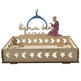 Wooden Ornament Eid Al Fitr Table Decoration coffee Tray - EX-STOCK CANADA