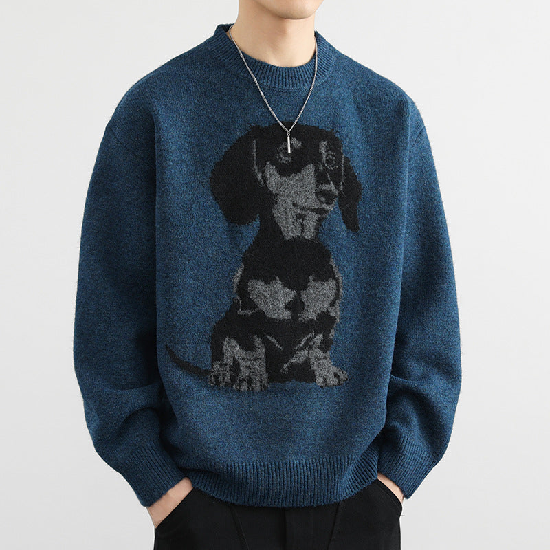 Cartoon Sweater Men's Winter Thicken Thermal | EX-STOCK product gallery photo 2