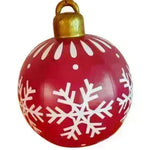 Adorno navideño holly bola decoración de árboles al aire libre bolas de Navidad para yardas