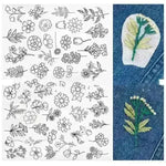 50pcs Water Soluble Stick and Stitch Embroidery Patterns stickers for Clothes - EX-STOCK CANADA