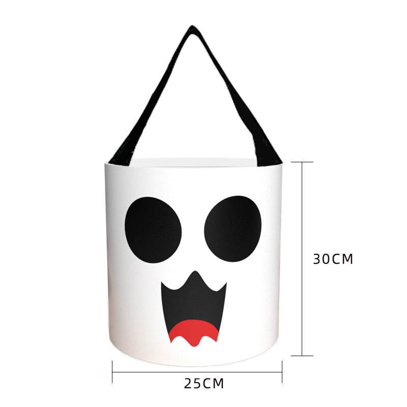 Halloween Candy Bag - Handheld LED Light-up Pumpkin Bag Tube, Halloween Trick-or-Treat Bag - EX-STOCK Canada
