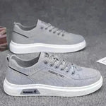 Fashion Canvas Flats Shoes Casual Versatile Breathable Walking Sports Shoes Low-top Sneakers For Men - EX-STOCK CANADA