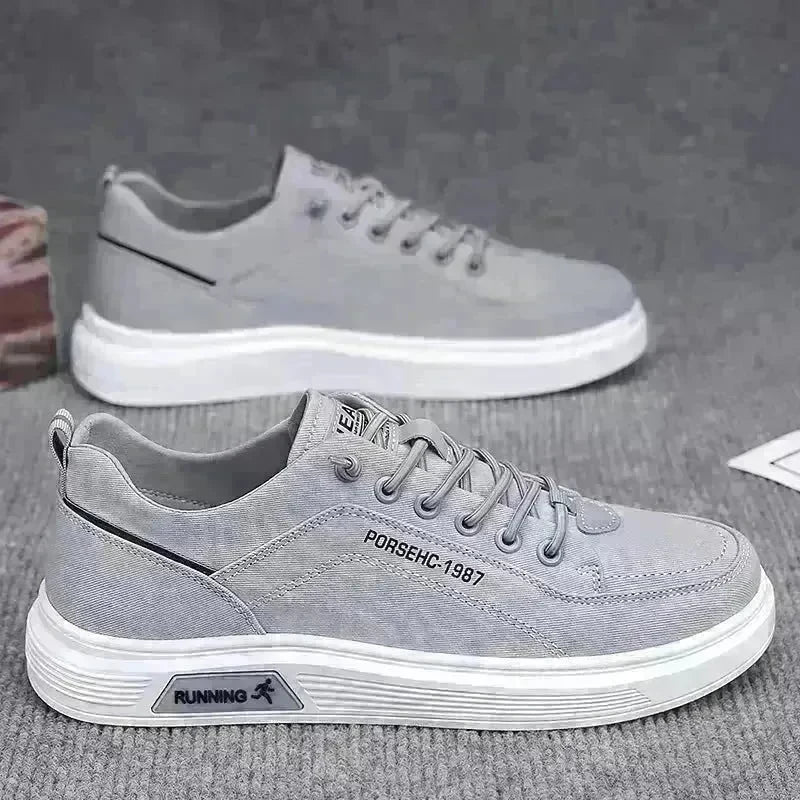 Fashion Canvas Flats Shoes Casual Versatile Breathable Walking Sports Shoes Low-top Sneakers For Men - EX-STOCK CANADA