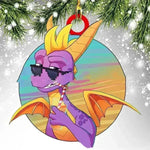 Dinosaur Dragon Egg Christmas Decorations Pendant Acrylic - EX-STOCK CANADA