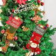 2024 New Year Xmas Big Stockings Set Decorations Christmas 3D Plush Big Sock Christmas Tree Pendant Decorating Supplies - EX-STOCK CANADA
