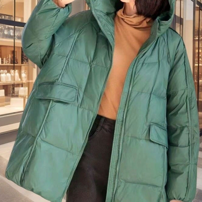 Plus-size Down Jacket In Anhui Red Casual Fashionable Extra-thick And Super Warm - EX-STOCK Canada