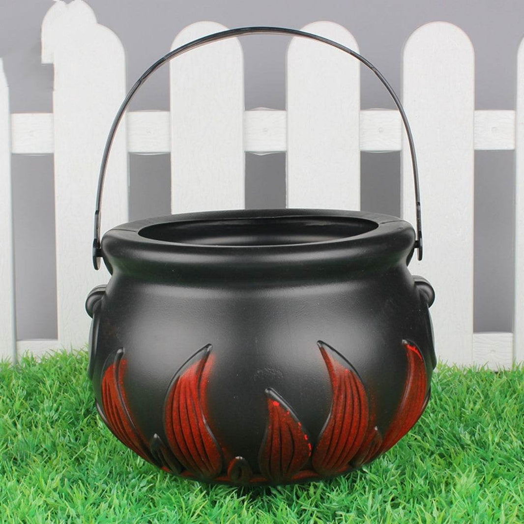 Creative Halloween Black Witch Flame Barrel Ornament EX-STOCK