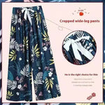 Cotton Silk Pajama Lounge trouser Pants Summer Women