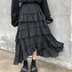 High Waist Layered Cake Skirt Irregular  MIDI Long skirt - EX-STOCK CANADA