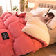 New Thick Lambskin Winter Duvet Insert Double-sided Velvet Lambswool Warm Quilt EX-STOCK Canada 